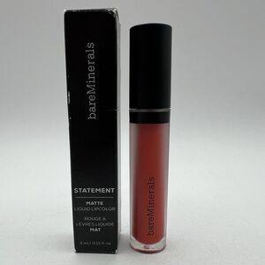 bareMinerals Statement Liquid Lipcolor FIRE Matte Full Size 4 ml NEW